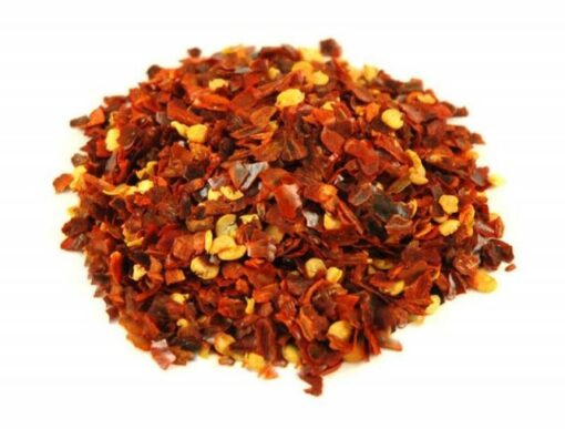 Chilli-flakes med 20% frø - 1kg