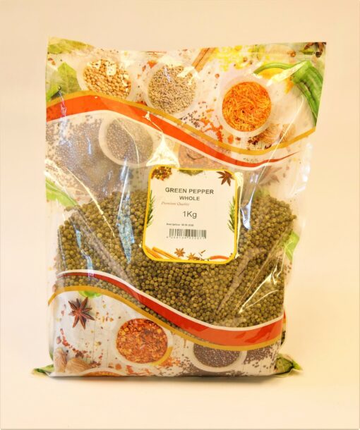 Grønn Pepper Hel - 1kg - Bilde 2