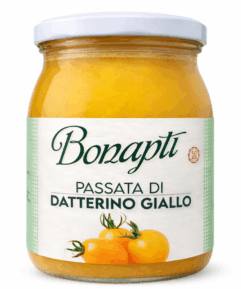 Italiensk gul tomat-pulp 1062ml